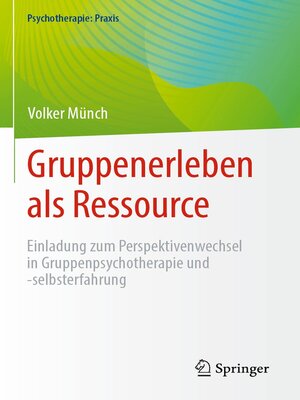 cover image of Gruppenerleben als Ressource